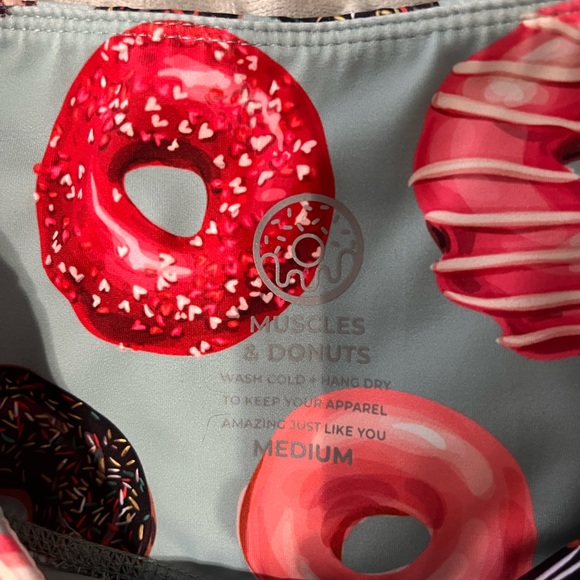 Muscles and Donuts Work Out Shorts - Picture 4 of 4